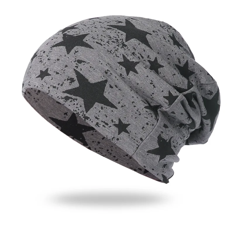 

Spring Star Cotton Beanie Hat for Women and Men Causal Thin Slouchy Beanies for Ladies Balavaca Skullies&Beanies Dropshipping