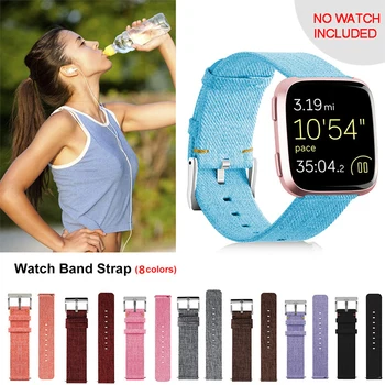 

Nylon Band for Fitbit Versa Woven Fabric Nylon Wristband Wrist Band Strap for Fitbit Versa Smart WatchWrist Strap Accessories