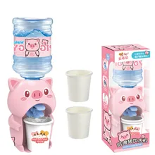 Mini distributeur d'eau pour enfants, eau, jus, lait, fontaine à boire, appareil de dessin animé mignon, jouets de cuisine pour enfants, cadeaux
