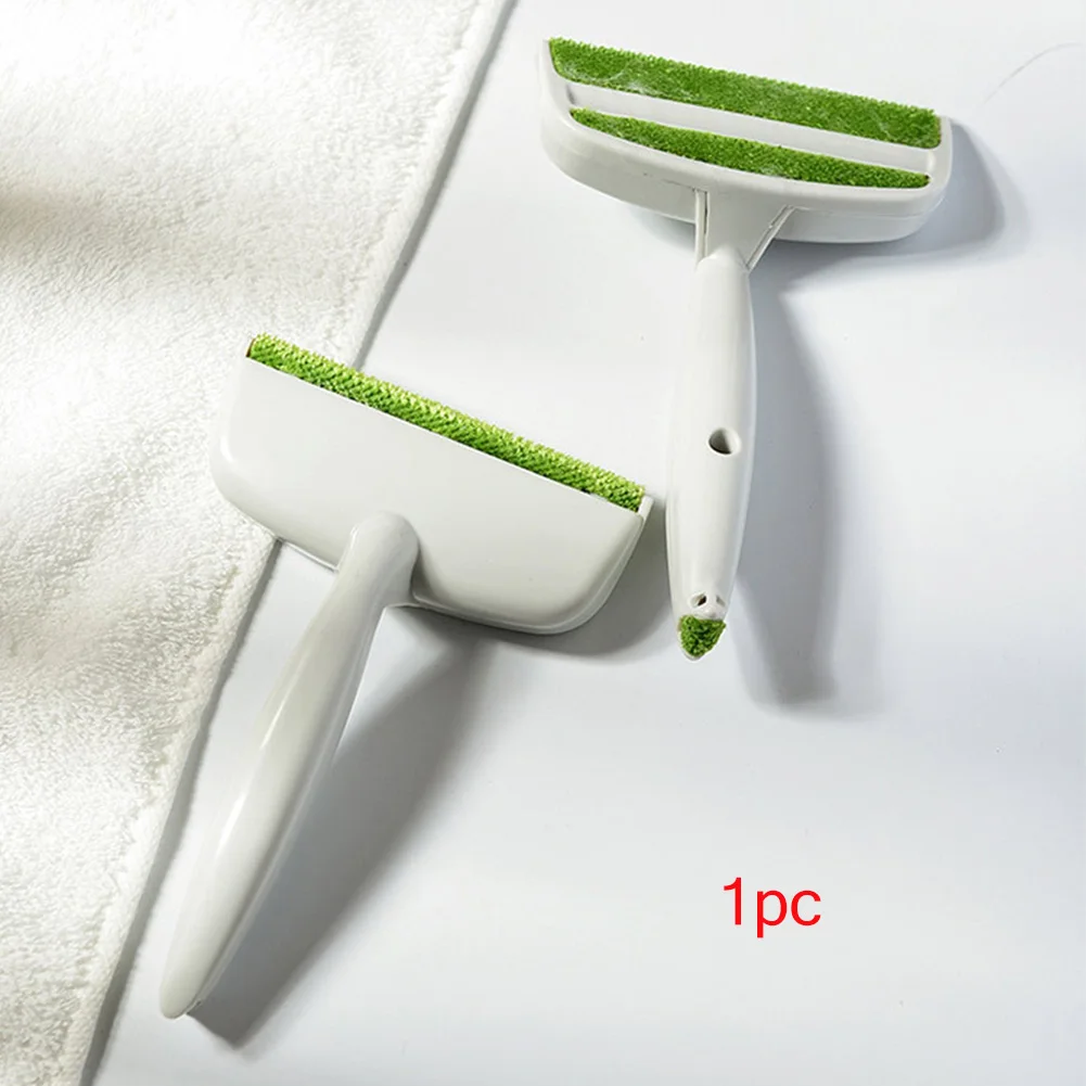 2 Heads Sofa Seat Home Tool Mini Manual Air Outlet Vent Hair Remover Dust Car Cleaning Brush Bed Lint