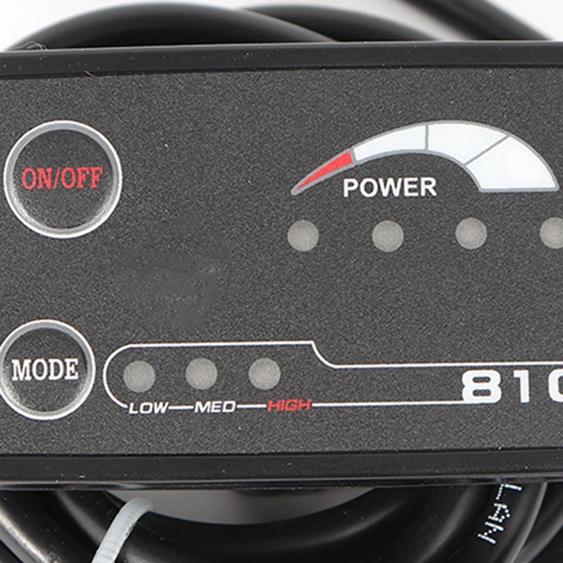 Светодиодный дисплей для электрического велосипеда 810, панель управления 3, вспомогательный светильник, индикация выключателя питания, модель управления, головной светильник, водонепроницаемый, Conne