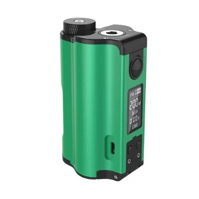DOVPO Topside Dual 200 Вт Squonk Box Mod топ с 10 мл бутылки электронных сигарет моды против Voopoo Drag 2 люкс Vape Mod - Цвет: Зеленый
