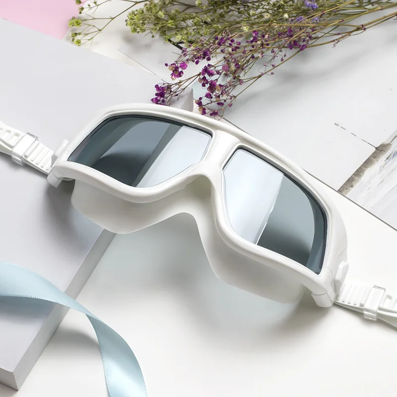 

Copozz Goggles High-definition Anti-fog Waterproof Big Box Myopia Alcohol by Volume Swimming Glasses Adult Men And Women Childre