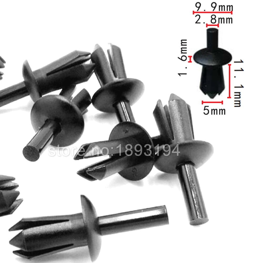 50x/100x/500x OEM for BMW Peugeot MB 5mm Abdeckung Clips Befestigung Klips  Spreizniet 770372126 11500506500 A0009903492 51722681 - AliExpress