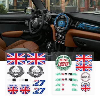

1set 3D Personalized Engraving Car Stickers Badge Decals Car Styling For BMW MINI Cooper Clubman Coutryman Car Accessories