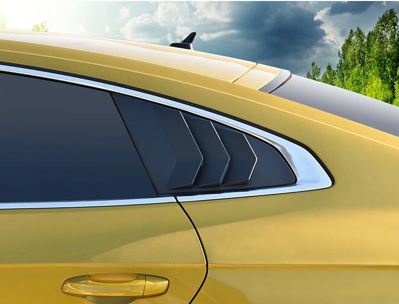 Для Volkswagen arteon углеродного волокна автомобильные наклейки модификация украшения окна хромированные аксессуары arteon внешняя модификация
