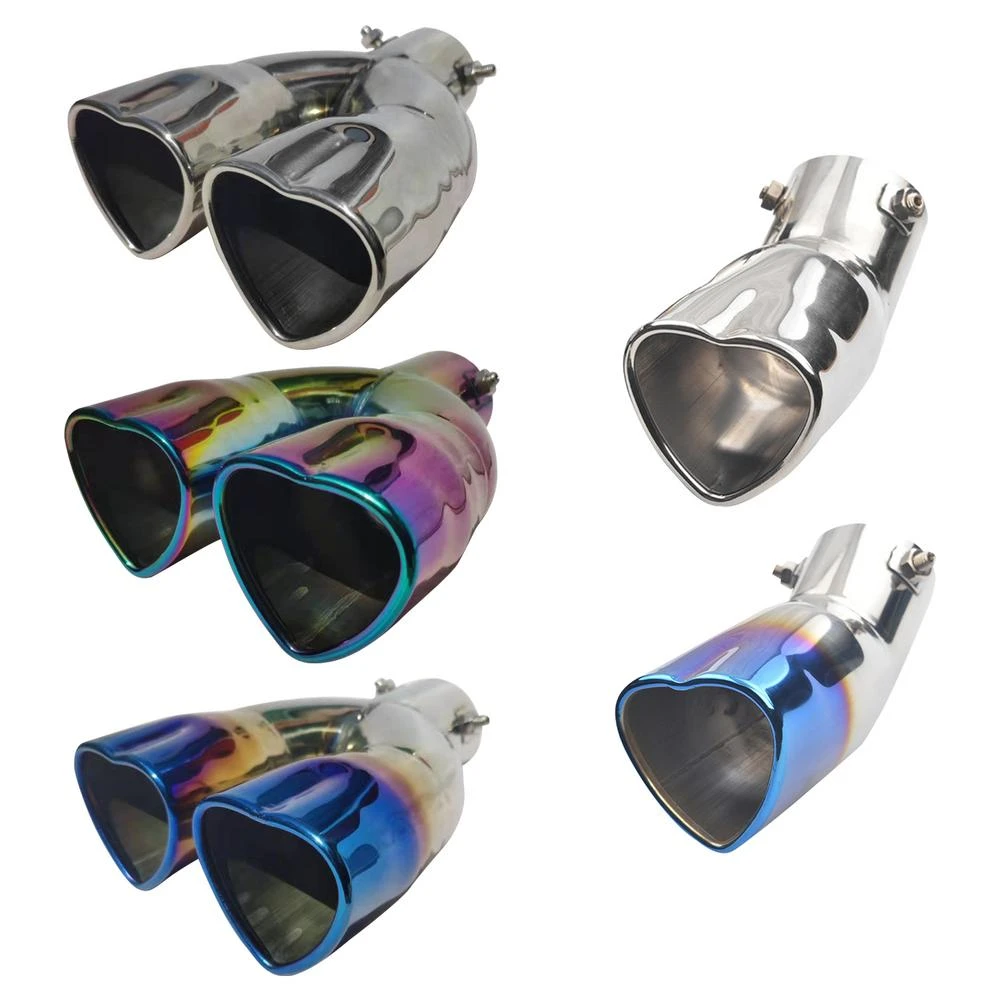 Heart Shaped Universal Car Exhaust Muffler Tip Stainless Steel Pipe Chrome Exhaust Tail Muffler Tip Pipe Silencer Pipe Cover Mufflers Aliexpress Heart Shaped Universal Car Exhaust Muffler Tip Stainless Steel Pipe Chrome Exhaust Tail Muffler Tip Pipe Silencer Pipe Cover Mufflers Aliexpress