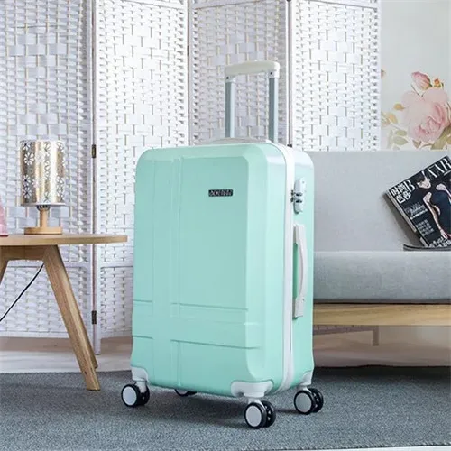 1 pcs suitcase KLQDZMS Ретро багаж на колесиках набор женский дорожный костюм чехол с колесиками вертушка чехол на колесиках 20 дюймов багаж на колесиках 24 дюйма - Цвет: 1 pcs suitcase