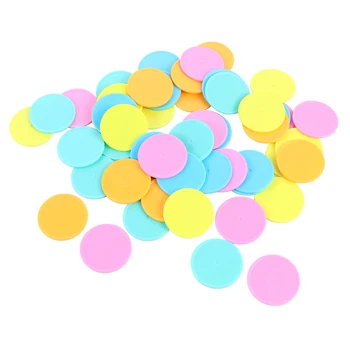 

3 Sets of 150pcs Learning Resources Round Piece Math Teaching Disks for Class