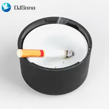 Портативный автомобильный Пепельница светодиодный светильник сигарета дым пепельница цилиндр держатель с крышкой съемный мусорный бак контейнер для хранения мелочей