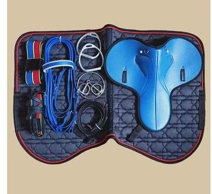 Horse equipment, morning exercise saddle, thickened racing saddle, harness, integrated saddle 3 colors
