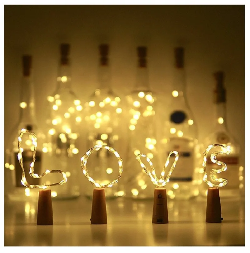 

Glass Craft 0.75M 15LEDs Mini LED Holiday String Lights Micro Waterproof Lamp Indoor Wedding Light for Home Decoration Christmas