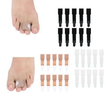 

30Pcs Anti-Slip Toe Brace Wrap Toe Separator Bandage Straightener For Hammer