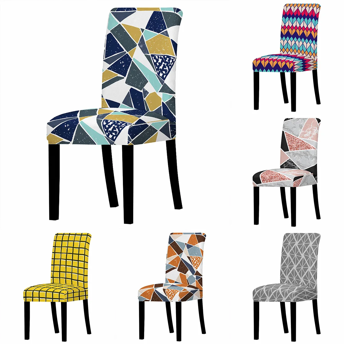 Chair Cover Home Dining Elastic Chair Covers Multifunctional Spandex