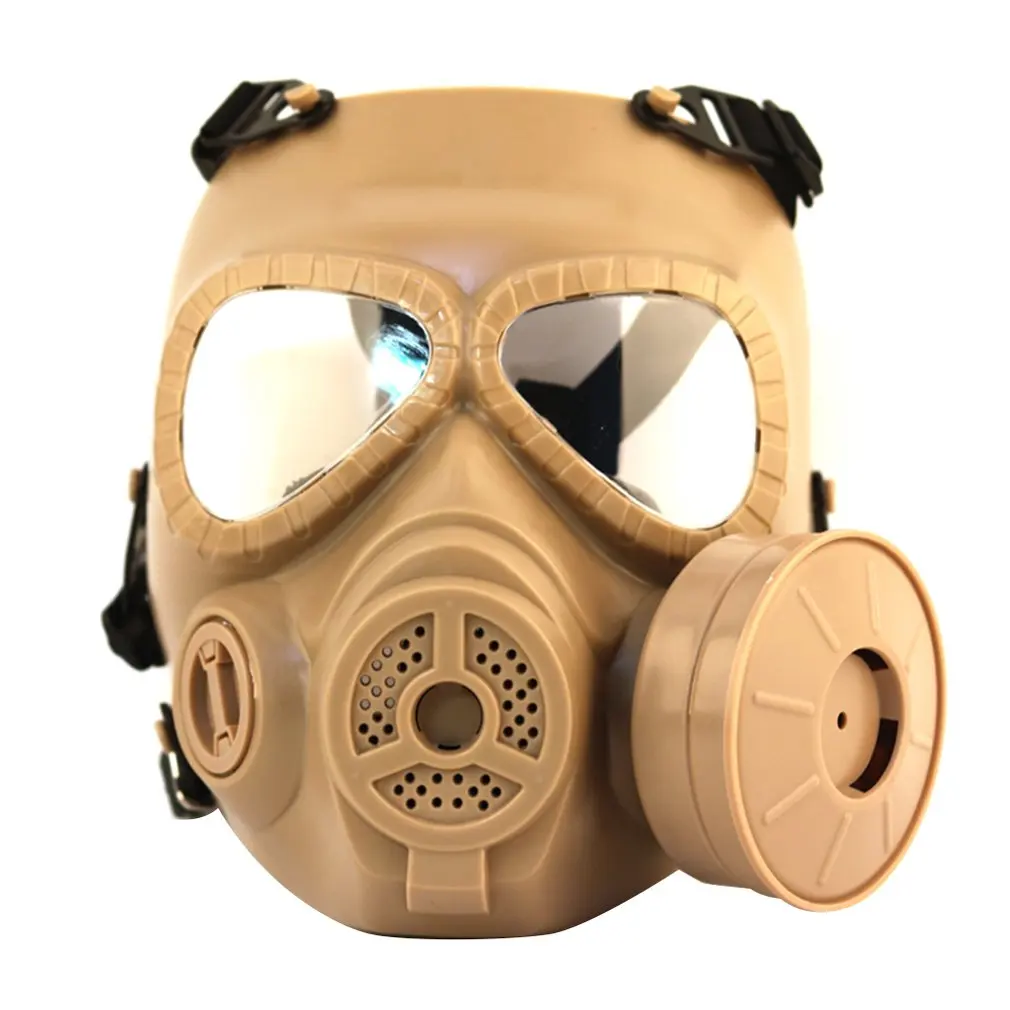 

M04 Gas Mask Field Tactical Mask Skull Wicking Anti-Fog Double Wind Drum With Fan Gas Mask