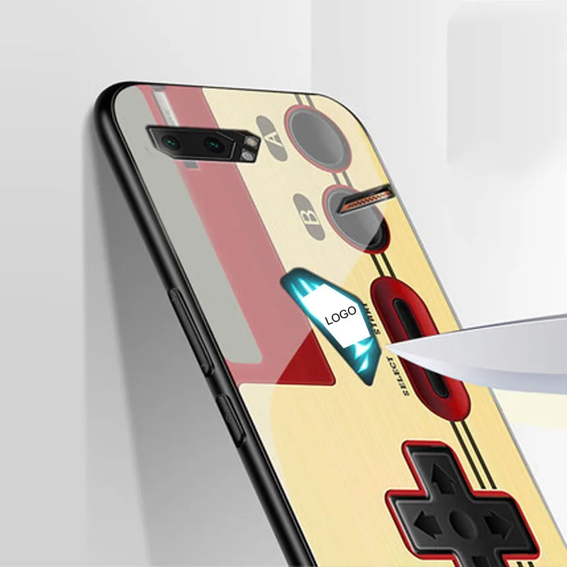 Роскошный Ретро-чехол из закаленного стекла для Asus ROG Phone 2, Защитные чехлы для Asus ROG Phone II ROG Phone 2, чехол