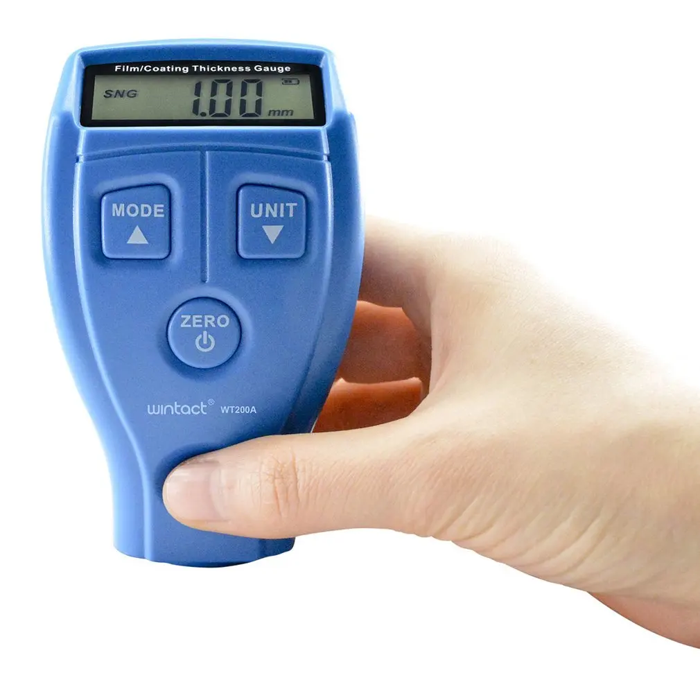 Dropshipping GM200A Thickness Gauge Digital Auto Car Paint Thickness Coating Meter Tester Measuring Tool 0-1.80mm/0-71.0 mil