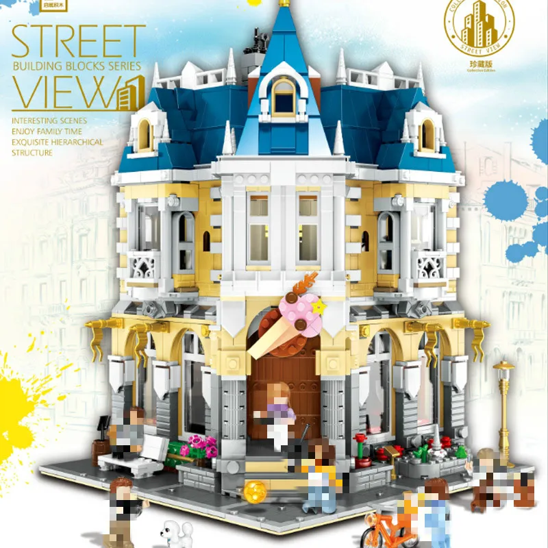 

Ql0923 Creator Moc Street View Series Moc-14603 The Costume Shop Building Blocks 2032pcs Bricks Toys Sets Compatible Creator