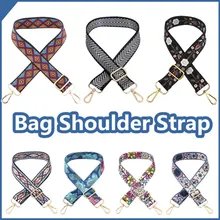 Nylon/Cotton Bag Strap Woman Colored Straps for Crossbody Messenger Shoulder Bag Handles Adjustable Embroidered Belts Straps