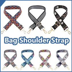 Nylon/Cotton Bag Strap Woman Colored Straps for Crossbody Messenger Shoulder Bag Handles Adjustable Embroidered Belts Straps
