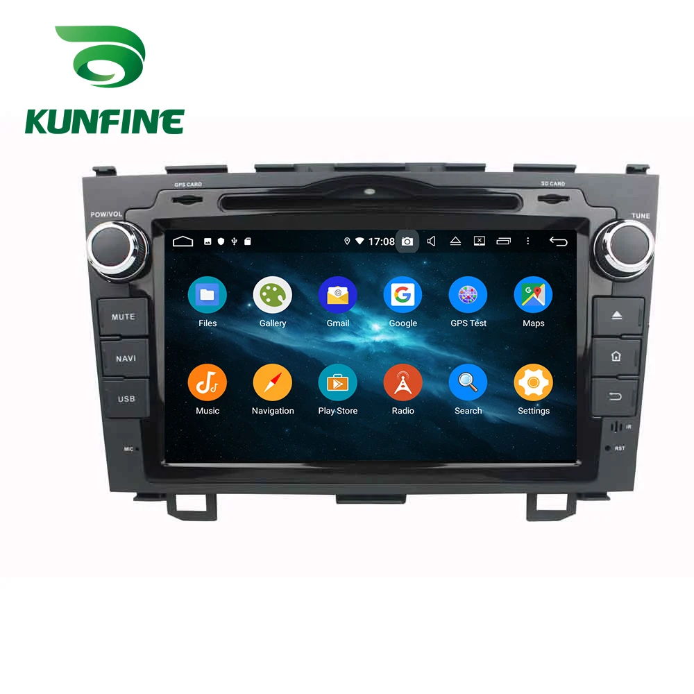 Android 9,0, четыре ядра, 4 Гб ОЗУ, 64 Гб ПЗУ, автомобильный DVD, gps навигация, мультимедийный плеер, автомобильный стерео для HONDA CRV 2006 2007 2008 2009