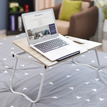 

Adjustable Foldable computer desk tilt portable laptop desk home dormitory lazy bed desk shelf with mobile phone slot mx9121609