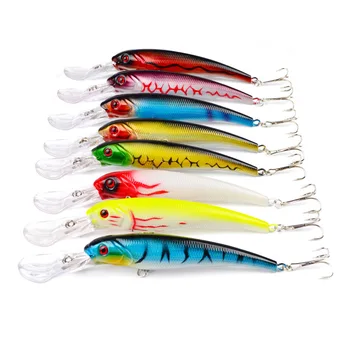 

Big Sea Minnow Fishing lures Swimbait Fishing Tackle 16CM 27.9G 2# Hooks Diving Depth 50Pcs