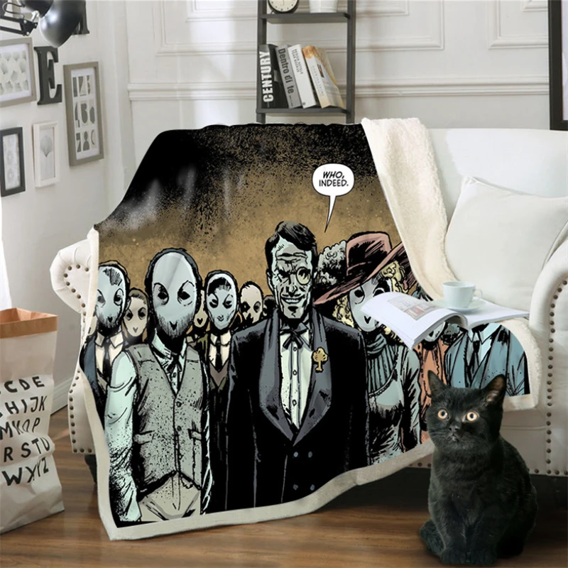 

Sweatshirt Blanket Cartoon Anime Game Character Pattern Thickening Blanket Wearable Flame Retardant 150cmX200cm Sherpa Blanket
