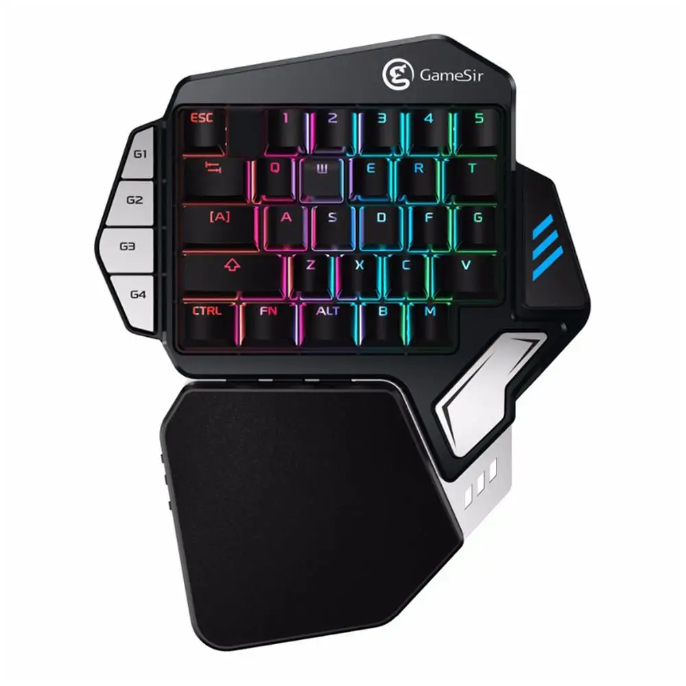 Игровая механическая клавиатура GameSir Z1 RGB Blacklight одной рукой Боевая док станция FPS