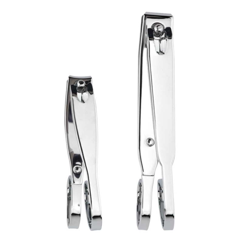 Cortador de Unhas Lâmina de Aço Conjunto de 2 Comfort Grip Inoxidável Afiada ez 1 cortador de unhas conjunto de