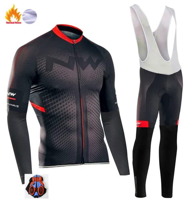 Northwave Pro Team Зимняя велосипедная Одежда дышащая Ropa Ciclismo с длинным рукавом MTB велосипедная одежда верхняя спортивная одежда