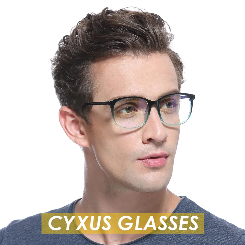 Cyxus анти голубой свет компьютерные очки TR90 рамка для блокирования УФ головной боли [Анти глазное напряжение] унисекс-8183