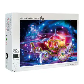 

1000 Pieces Dream carriage Puzzles Wooden Jigsaw Puzzles Floor Puzzle