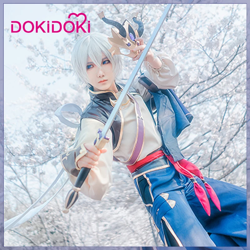 

DokiDoki Game FATE Csoplay Fate/Grand Order Lanling Wang Stage 2 Costume Men Halloween Fate Cosplay Lanling Wang