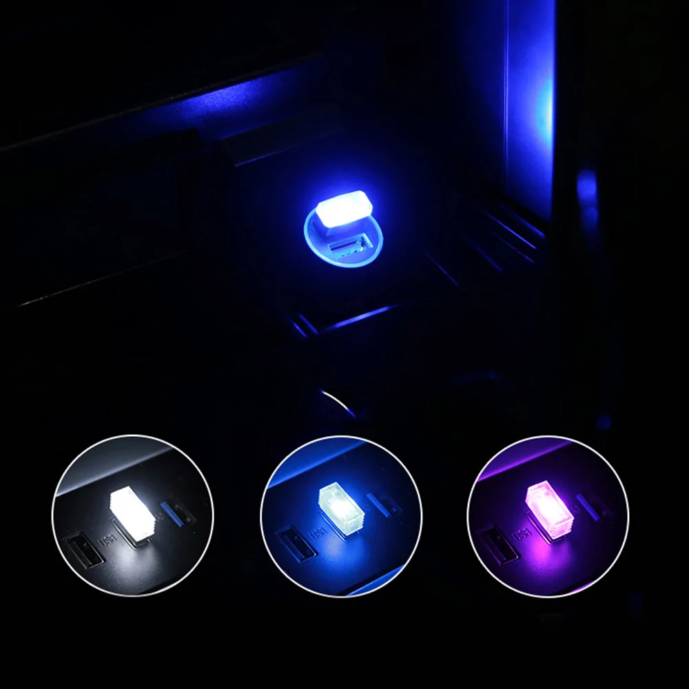 USB Light LED Car Ambient Neon Interior for citroen c4 volkswagen golf passat b6 chevrolet cruze mazda | Автомобили и мотоциклы