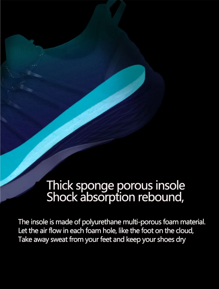 Xiaomi Mijia Sneaker 3 Running Shoes Popcorn Cloud Bomb 6 in 1 Uni-moulding 3D Smart Fishbone Lock System Knit Upper