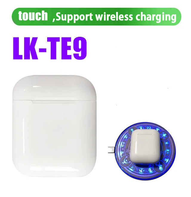 

TWS i14 LK-Te9 1:1 Wireless earphones bluetooth 5.0 Wireless headset Auto-bluetooth function pk LK-Te8