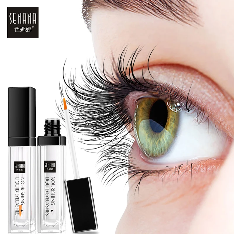 

SENANA EGF Eyelash Growth Serum Vitamin E Eyelash Enhancer Longer Fuller Thicker Lashes Eyelashes Eyebrows Enhancer Eye Care 7Ml