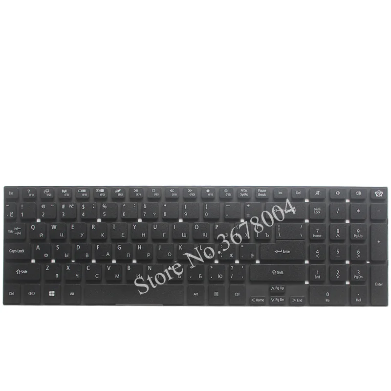 Новая русская клавиатура для Packard Bell easynote TV11 TV11C TV11HC TS11 TS11hr TS11-HR-326RU TS44 TS44HR TS44SB RU Клавиатура для ноутбука - Цвет: Черный