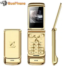 Роскошный флип-телефон Ulcool V9, 1,54 дюймов, две sim-камеры, MP3, Bluetooth, FM, Dialer, анти-потеря, металлический корпус, мини мобильный телефон