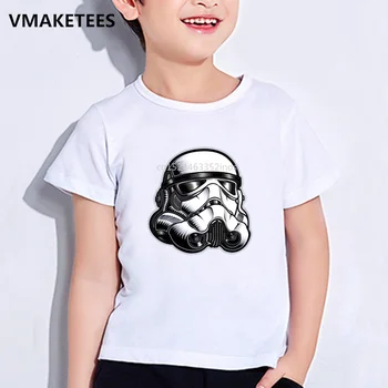 

Kids Summer Short Sleeve Girls & Boys T shirts Star Wars Darth Vader Print Children's T-shirt Casual Funny Baby Clothes