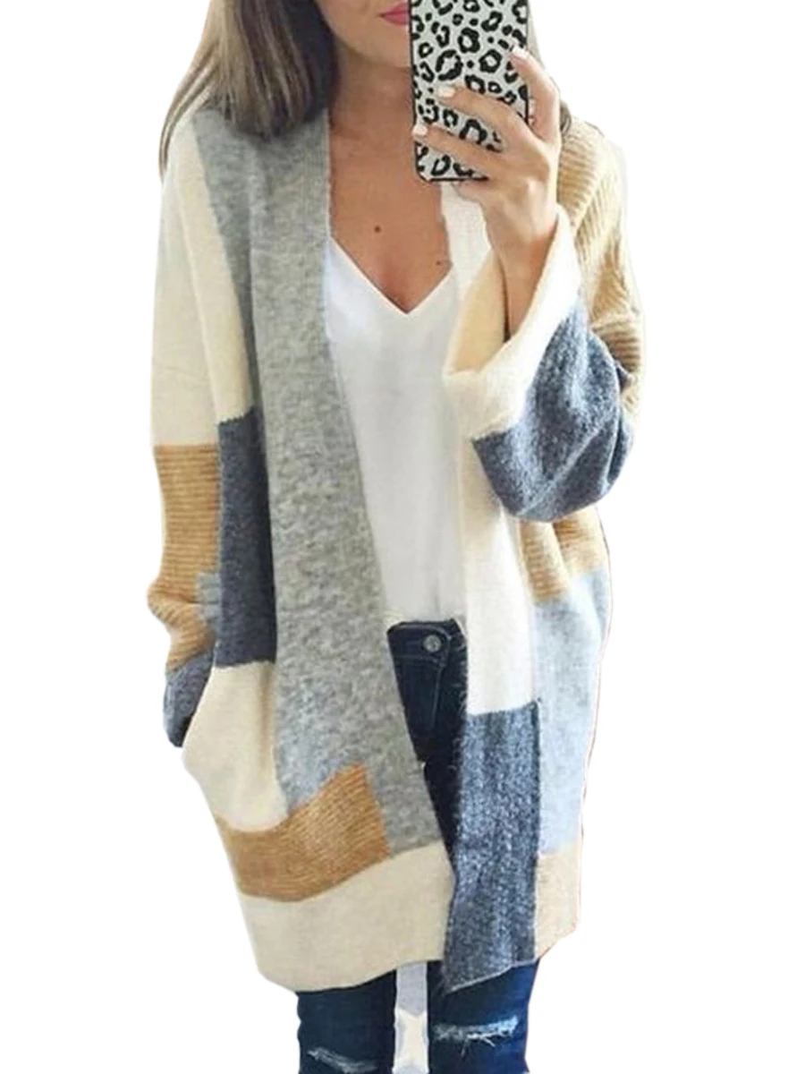 Women Sweaters Casual Gray Korean Style Plus Size Office Lady Loose Cardigan Spring 2019 Female Fashion Elegant Tops Knitwear Women Sweaters Casual Gray Korean Style Plus Size Office Lady Loose Cardigan Spring 2019 Female Fashion Elegant Tops Knitwear