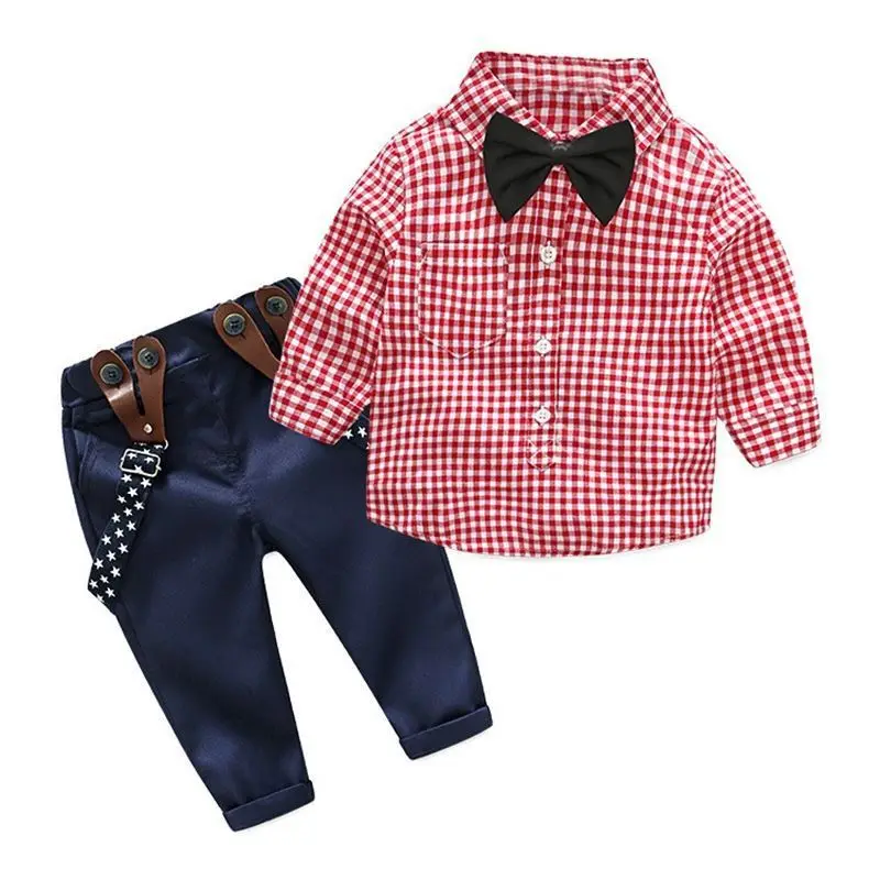

Shirt + Pants Infant Clothes 2pcs Suit Baby BOY Clothi