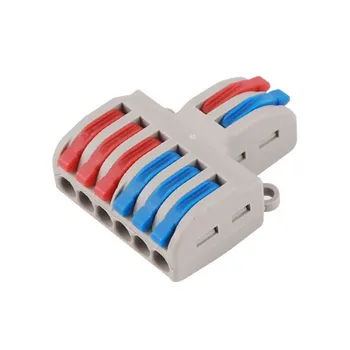 

20PCS Wire Connector Mini Fast Universal Wiring Electrical Cable Conector LED Lamp Push In Terminal Block PCT-222 SPL-62 SPL-42