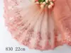 Wholesale Lot 1 Yards Delicate Embroidered flower Pink/Purple/Red/White/Black tulle lace trim DIY/sewing/Wedding Lace 03 ► Photo 2/6