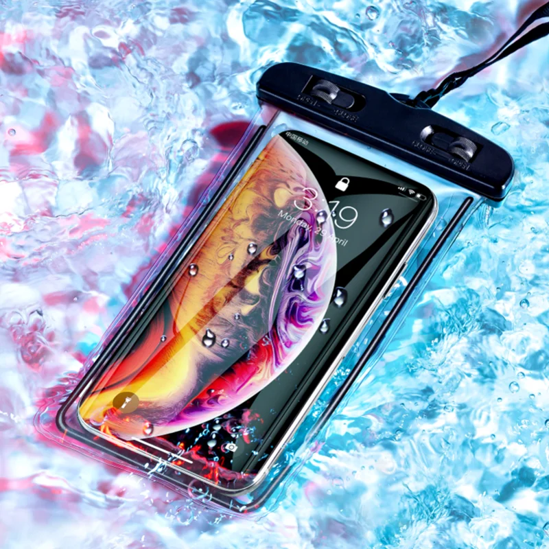 Водонепроницаемый чехол для телефона IPhone 11 7 8 6 5 Plus X XR Samsung S20 S10 Huawei P40 P30 P20