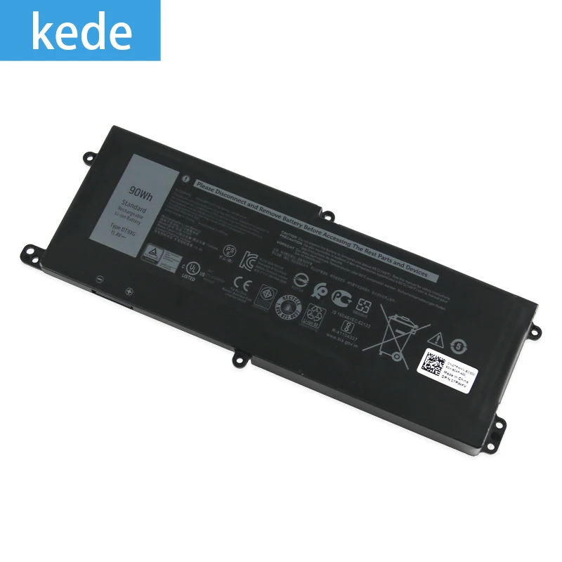 Kede DT9XG Аккумулятор для ноутбука Dell Alienware Area, 07 PWXV, ALWA51M(11,4 V 90Wh 7500 мА · ч