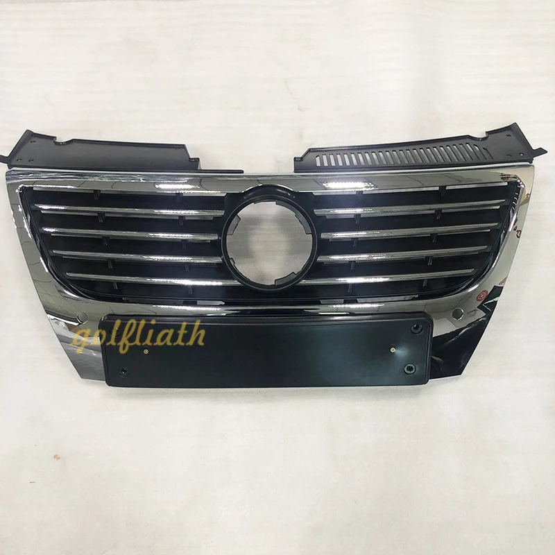 Верхняя решетка переднего бампера для Volkswagen V W Passat B6 2006 2011|Гоночные решетки| |