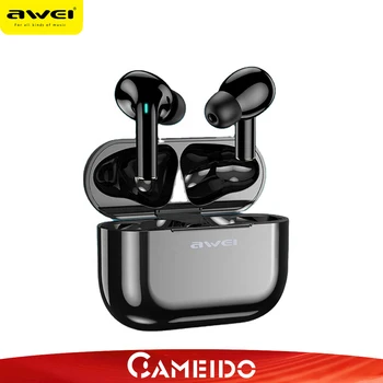 

AWEI T29 True TWS Wireless Earbuds Bluetooth 5.0 With Mic Touch Control Waterproof IPX4 Stereo Sound For All kinds of Phones