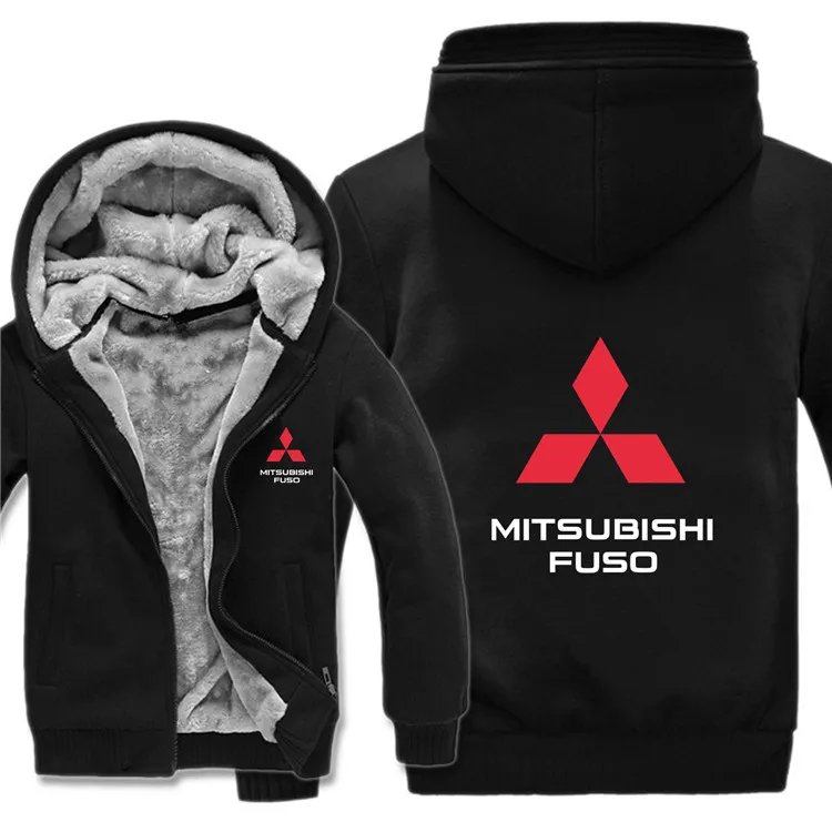 Грузовик Mitsubishi Fuso толстовки куртка зимний мужской пуловер Мужское Пальто Повседневное шерстяное лайнер флис Mitsubishi Fuso толстовки - Цвет: as picture